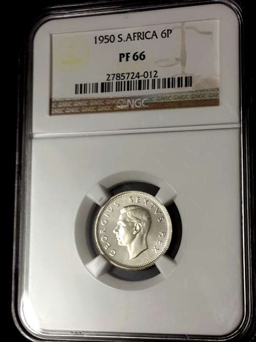 1950 SA UNION SHORT PROOF SET GRADED BY NGC..... HIGH GRADES