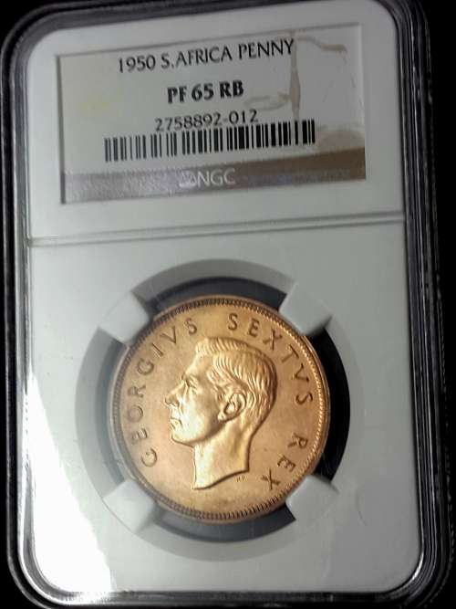 1950 SA UNION SHORT PROOF SET GRADED BY NGC..... HIGH GRADES