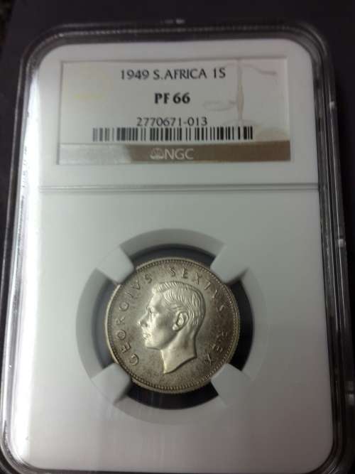 1949  SA UNION SHORT PROOF SET.... HIGH GRADES BY NGC