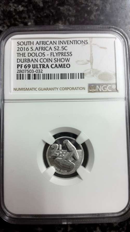 2016 FLYPRESS TICKEY THE DOLOS GRADED PF 69  BY NGC.