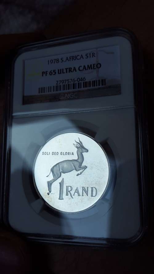 1978 RSA SILVER R1  GRADED  PF 65 ULTRA CAMEO  BY NGC