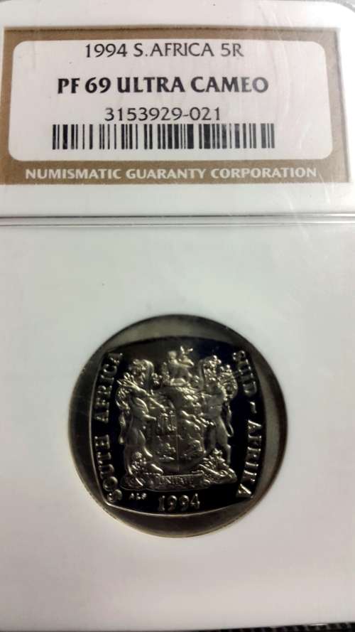1994  RSA R5  GRADED PF69 ULTRA CAMEO   BY NGC