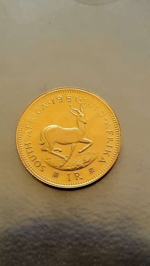 PROOF 1981 GOLD R1 WEIGHT GRAMS OF   22ct