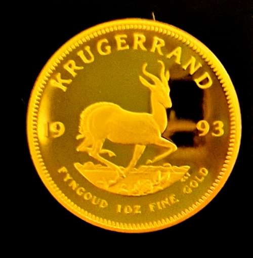 STUNNING PROOF 1993 1 OZ KRUGERRAND ..... LOW MINTAGE