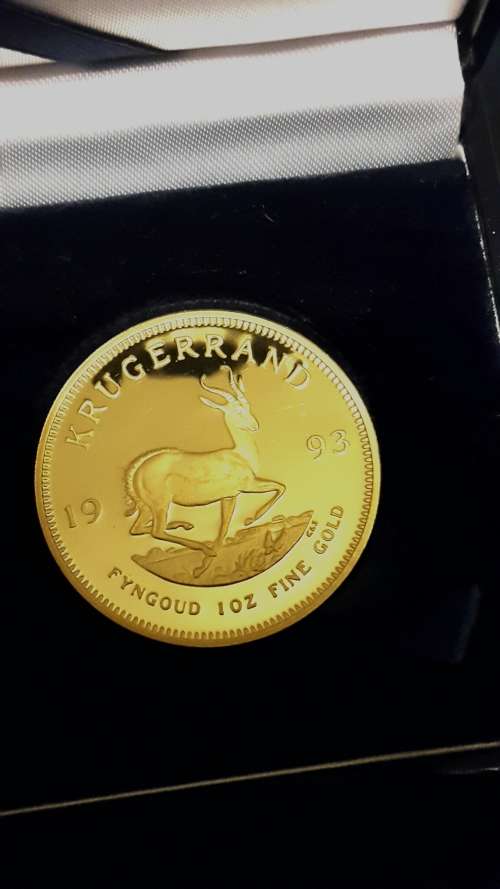 STUNNING PROOF 1993 1 OZ KRUGERRAND ..... LOW MINTAGE