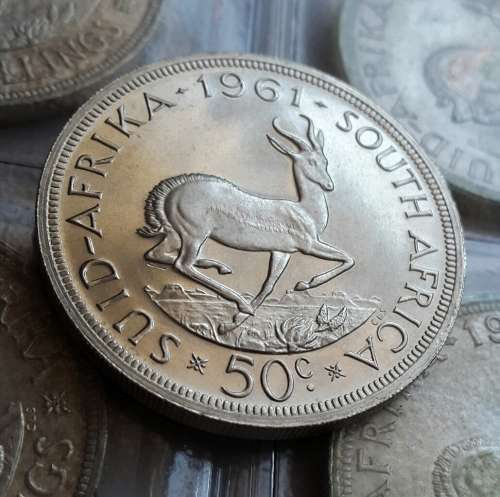 1961  PROOF RSA SILVER 50 CENTS