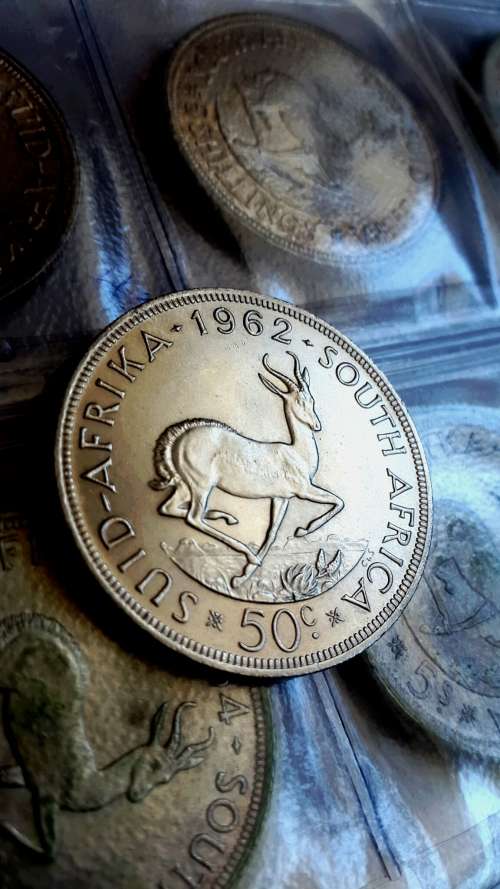 1962 RSA 50 CENTS IN HIGH GRADE