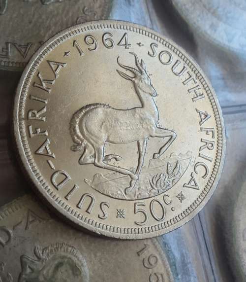 1964 RSA 50 CENTS IN MINT STATE
