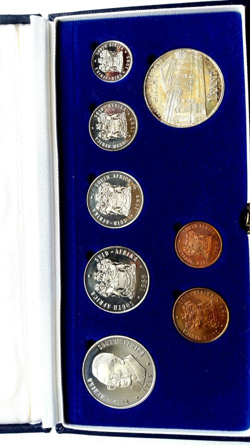 1985  RSA PROOF SET IN PRISTINE/UNTOUCHED  PROOF CONDITION