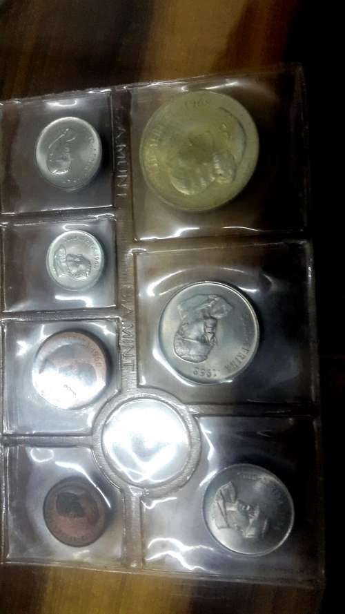 1968   RSA  MINT PACK IN PERFECT UNC WITH SILVER R1.