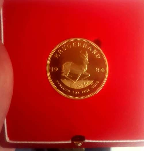 LTD EDITION 1 OUNCE PROOF KRUGER RAND 1984