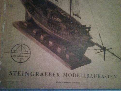 VERY LARGE VINTAGE MODEL - SHIP- THE SLAVER-AGILIS - THE CLIPPER OF 1840