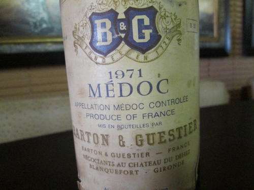 1971 MEDOC FROM BARTON & GUESTIER - FRANCE