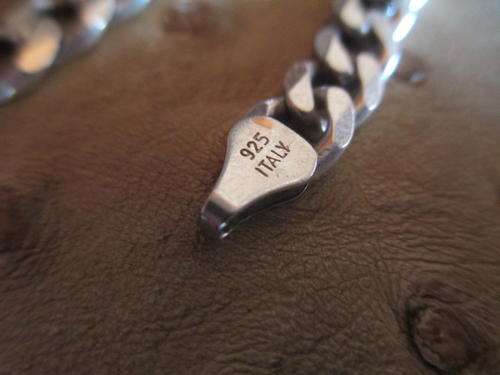 VERY CHUNKY SOLID STERLING SILVER NECKLACE