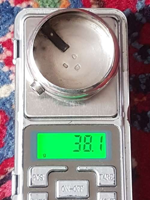 1866 City of London Half Hunters Sterling Silver Pocket Watch