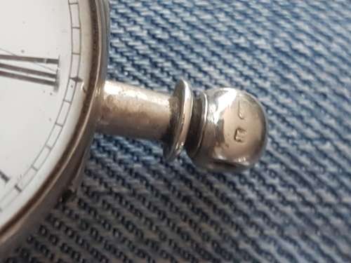 1866 City of London Half Hunters Sterling Silver Pocket Watch