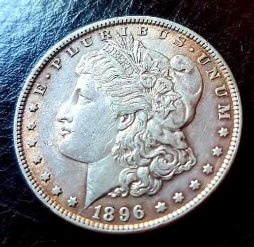 1896 American Silver Morgan Dollar in High Grade
