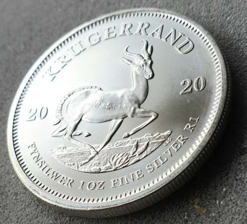 2020 SILVER 1 OZ KRUGER RANDS IN UNTOUCHED CONDITION