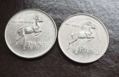 1966 English and Afrikaans Silver R1.