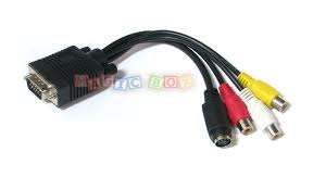 Astrum VGA MALE TO RCA+SVIDEO