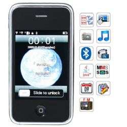 NEW TV Touch Screen Dual SIM Phone Black (local item)