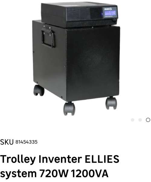 Trolley Inventer ELLIES system 720W 1200VA