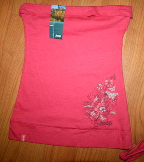 Jeep - Pink Boob Tube Top - Size - 13/14