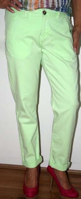 Kelso - Pastel Green Skinny Jeans - Size 12