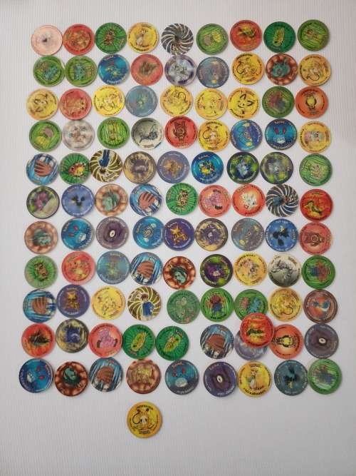 Pokémon 3D Tazos - Lot 100 Tazos (Please Read Description)