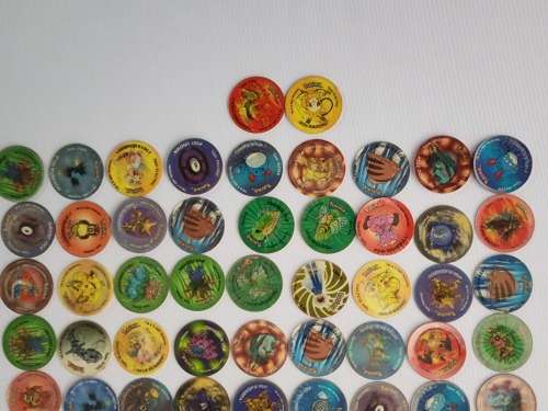 Pokémon 3D Tazos - Lot 100 Tazos (Please Read Description)