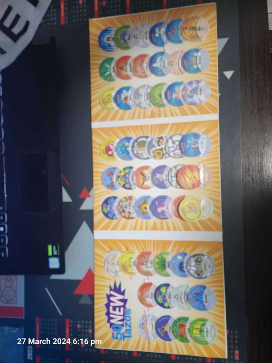 Pokémon Tazos Collectors Album 2 - Incomplete