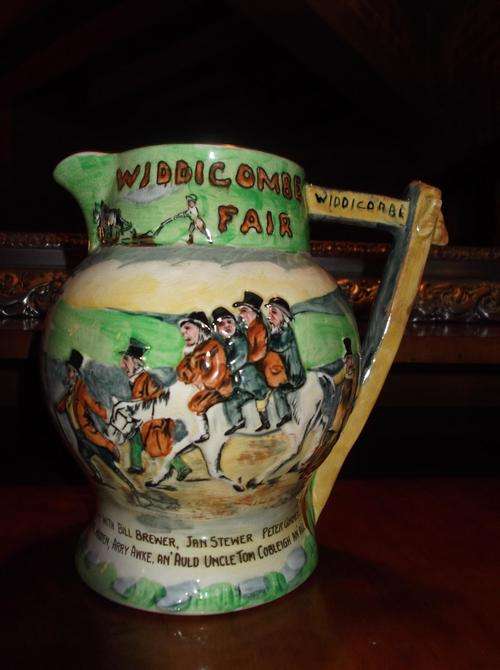 CROWN DEVON FIELDINGS PITCHER "WIDDICOMBE FAIR"