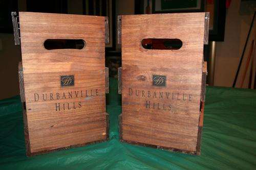 Wine Boxes - 2 on auction as a lot
