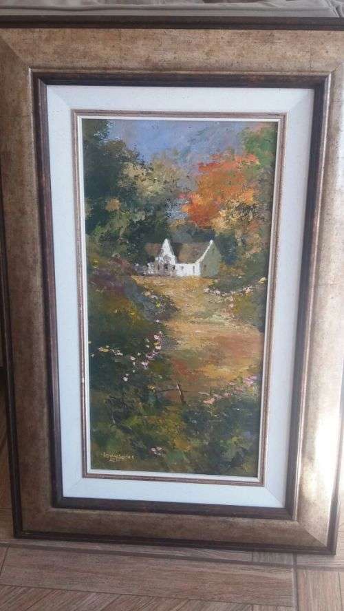 TONY DE FREITAS OIL FRAMED