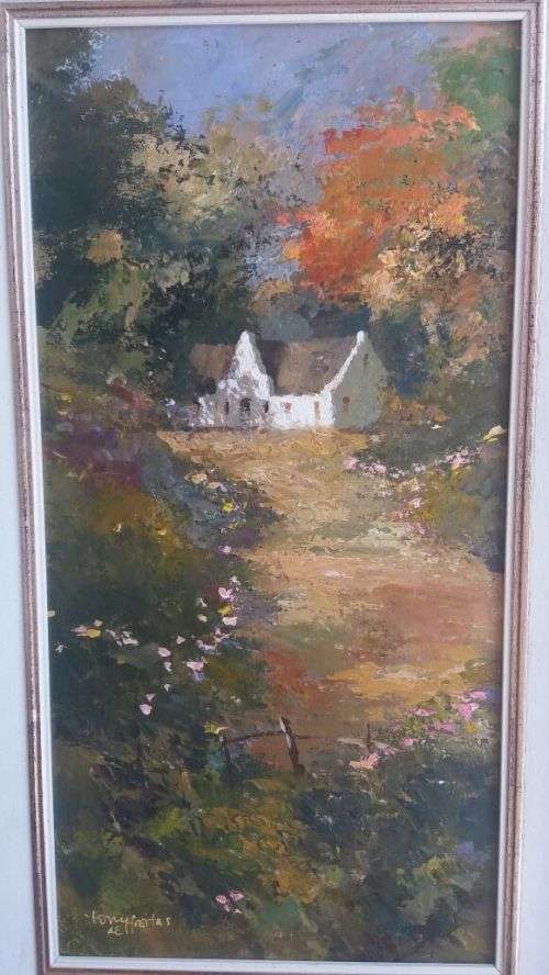 TONY DE FREITAS OIL FRAMED
