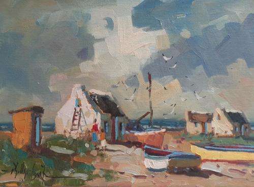 PHILLIP BRITZ 35 X 25 CM OIL