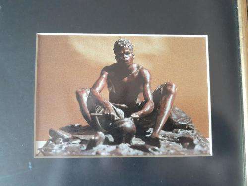 SET OF 3 ANTON VAN WOUW POSTCARDS FRAMED