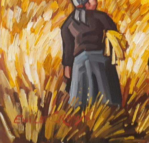 EMILE CRONJE 76 X 61 CM OIL CANVAS ON BOARD