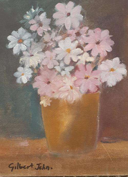 GILBERT JOHN KIRKWOOD OIL ON ARTIST CANVAS PANEL 21 X 28.5 CM