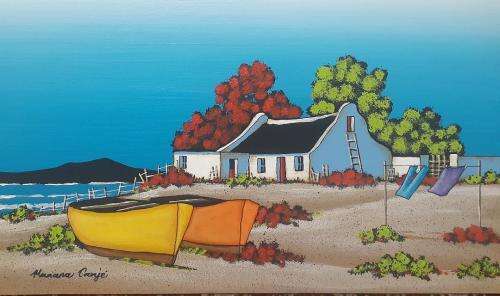 MARIANA CRONJE PAINTING 38 X 22 CM