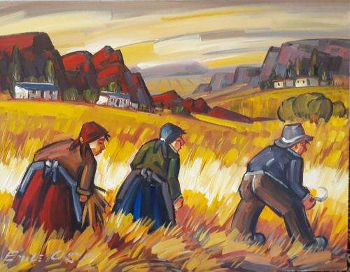 EMILE CRONJE 60 X 45 CM OIL ON BOARD