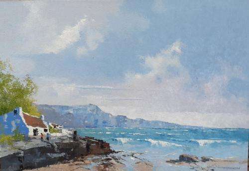 Neil janse van NIevenhuizen SIGNED oil on canvas on board 35 x 25 cm