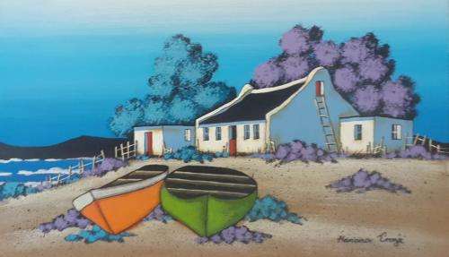 MARIANA CRONJE PAINTING 38 X 22 CM