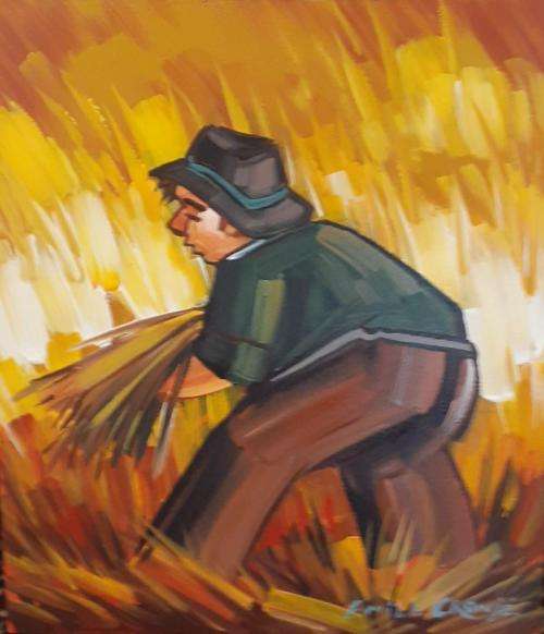 EMILE CRONJE  OIL ON BOARD