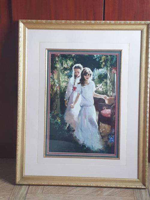 FRAMED MARE VERMEULEN-BREEDT PRINT 32 X 49 CM