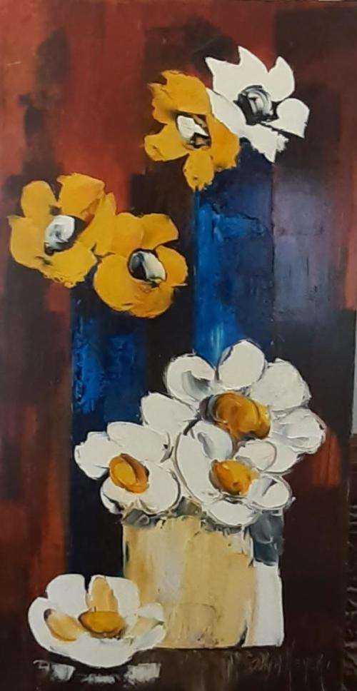 SONYA MEYER OIL ON BOARD 3O X 61 CM