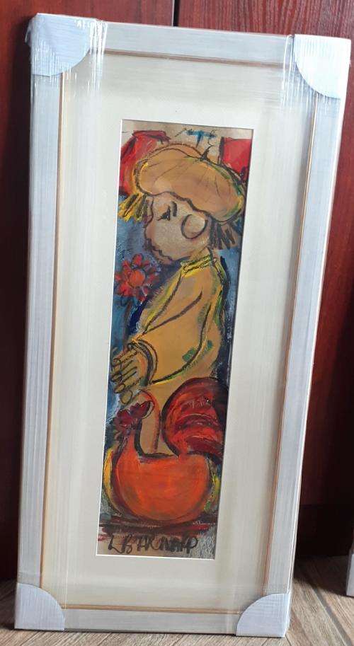 LYNETTE BARNARD MIXED MEDIA 14 X 50 CM