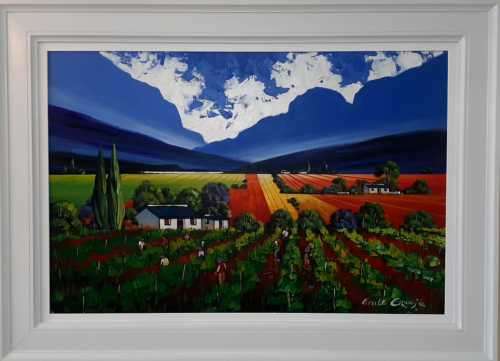 Emile Cronje Oil on Board 90 x 60 cm