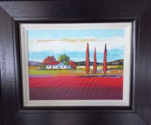 THERESA CRONJE OIL ON BOARD 40 X  30 CM