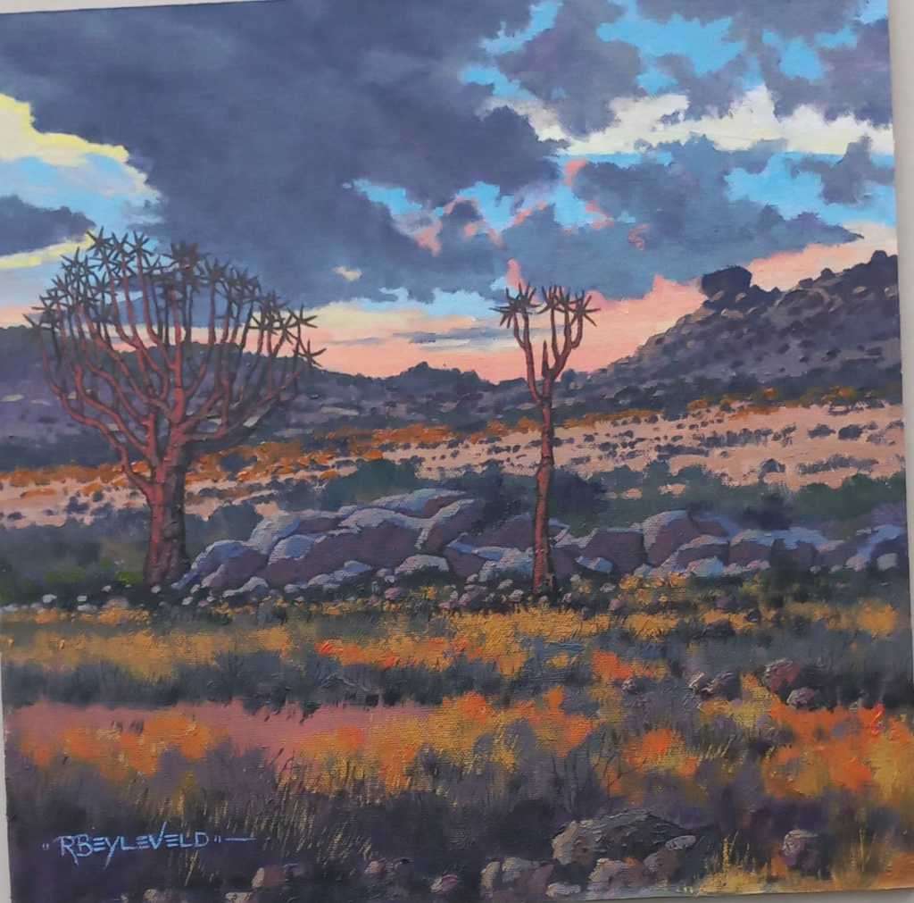 Richard Beyleveldt unframed 40 x 40 cm